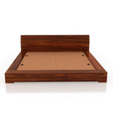 Burly Solid Sheesham Wood Low Height Platform Bed - 3 Years Warranty