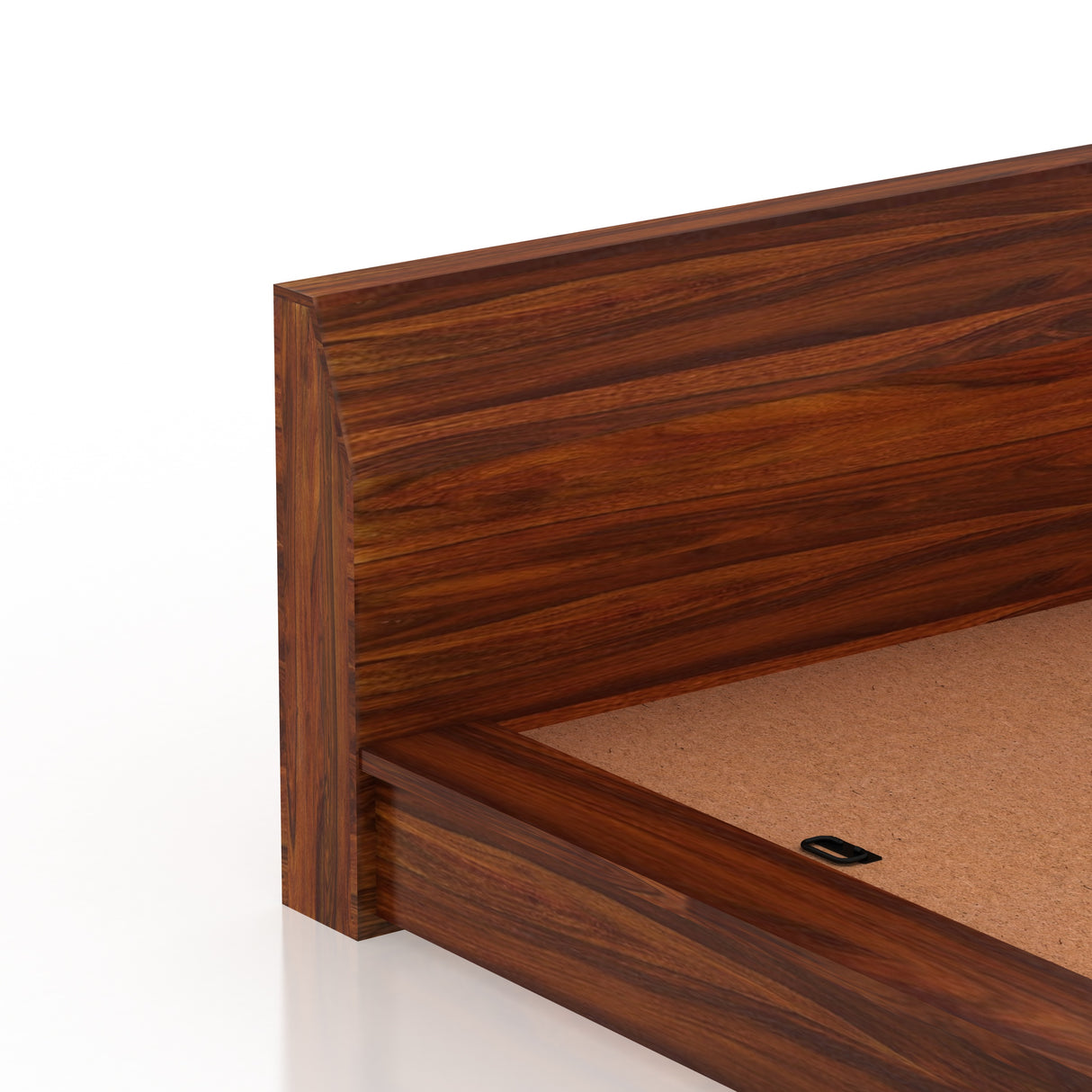 Burly Solid Sheesham Wood Low Height Platform Bed - 3 Years Warranty