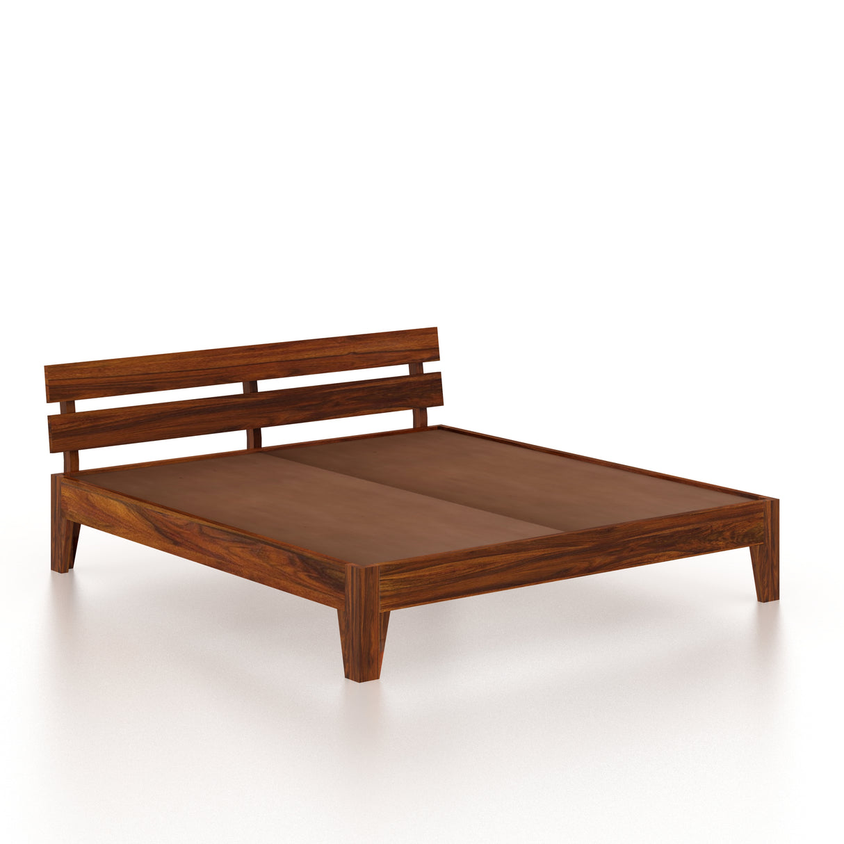 Spiky Solid Sheesham Wood Bed - 3 Years Warranty