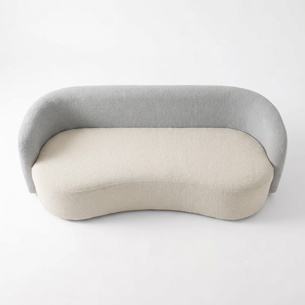 Rosky Three Seater Upholstered Sofa Bouclé - 12 Months Warranty