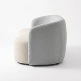 Rosky Three Seater Upholstered Sofa Bouclé - 12 Months Warranty