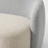 Rosky Three Seater Upholstered Sofa Bouclé - 12 Months Warranty