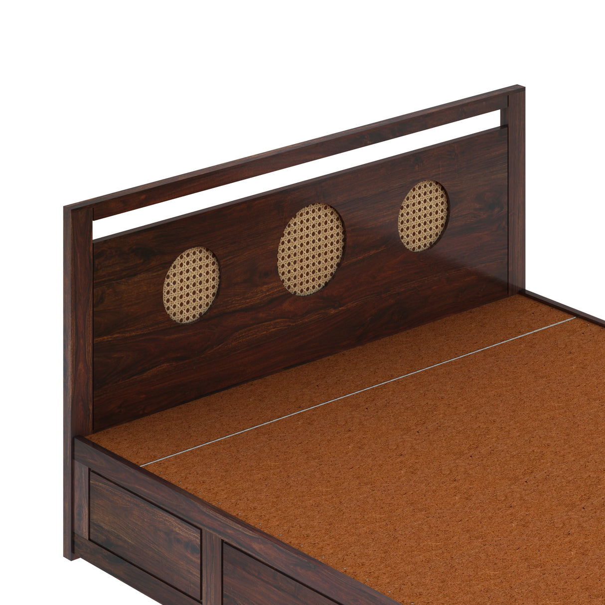 Cosmos Solid Sheesham Wood Hydraulic Storage Bed - 3 years Warranty