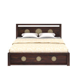 Cosmos Solid Sheesham Wood Hydraulic Storage Bed - 3 years Warranty