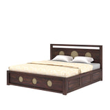 Cosmos Solid Sheesham Wood Hydraulic Storage Bed - 3 years Warranty