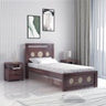 Cosmos Solid Sheesham Wood Single Bed  - 3 years Warranty