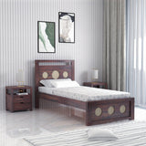 Cosmos Solid Sheesham Wood Single Bed  - 3 years Warranty