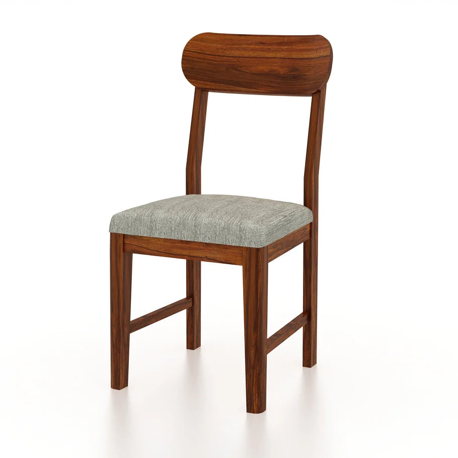 Wave Solid Sheesham Wood Office/Study/Dining Chair - 3 Years Warranty