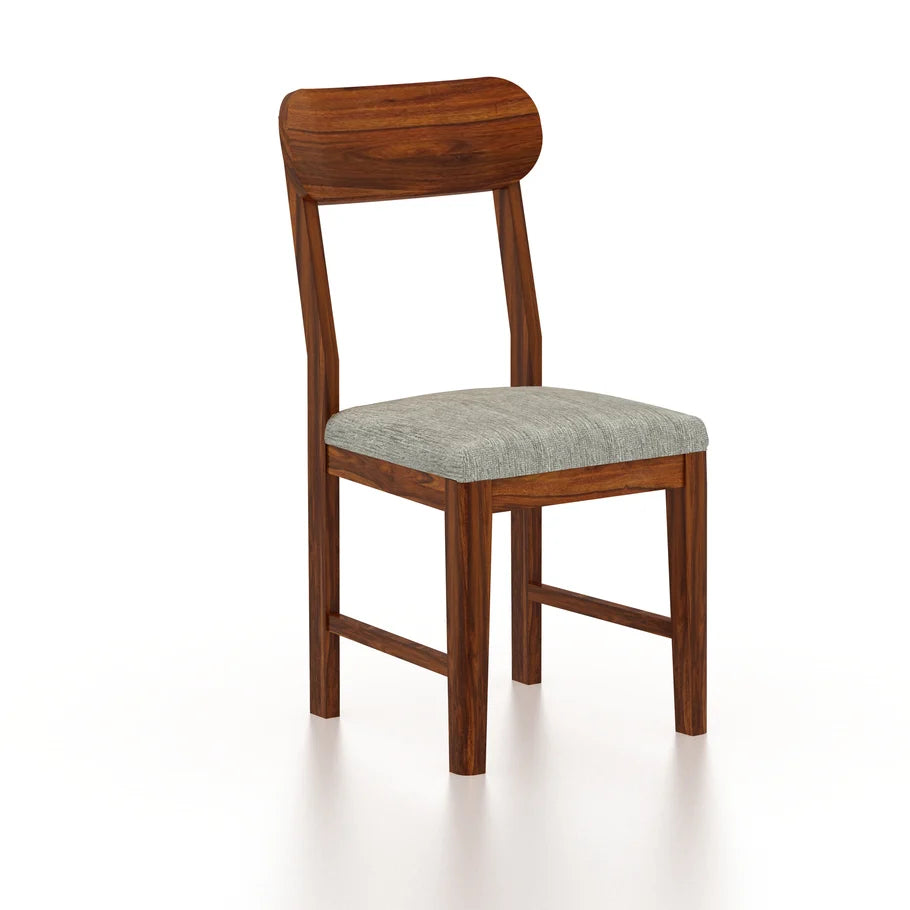 Wave Solid Sheesham Wood Office/Study/Dining Chair - 3 Years Warranty