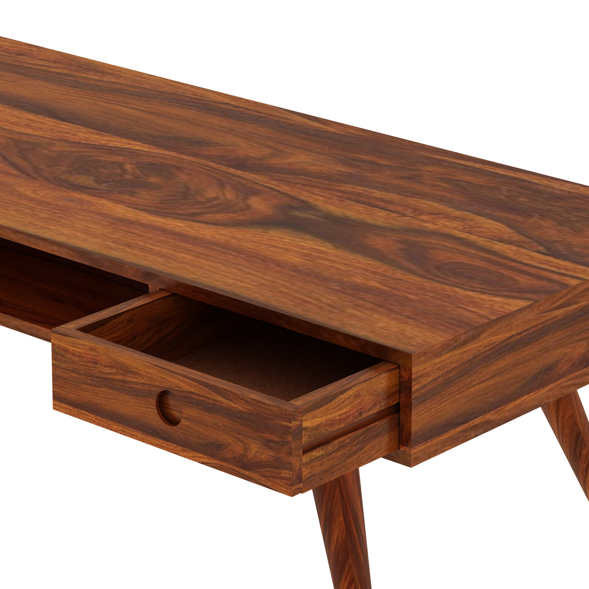 Monte Solid Sheesham Wood Coffee Table With Drawer Storage (LARGE) - 3 Years Warranty