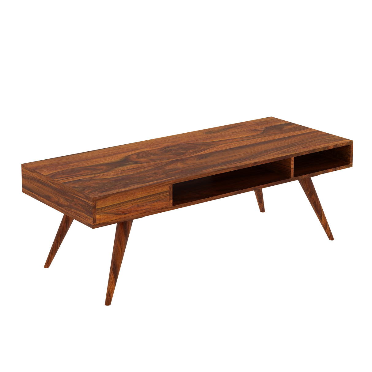 Monte Solid Sheesham Wood Coffee Table With Drawer Storage (LARGE) - 3 Years Warranty