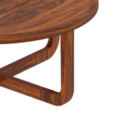Round Solid Sheesham Wood Coffee Table - 3 years Warranty