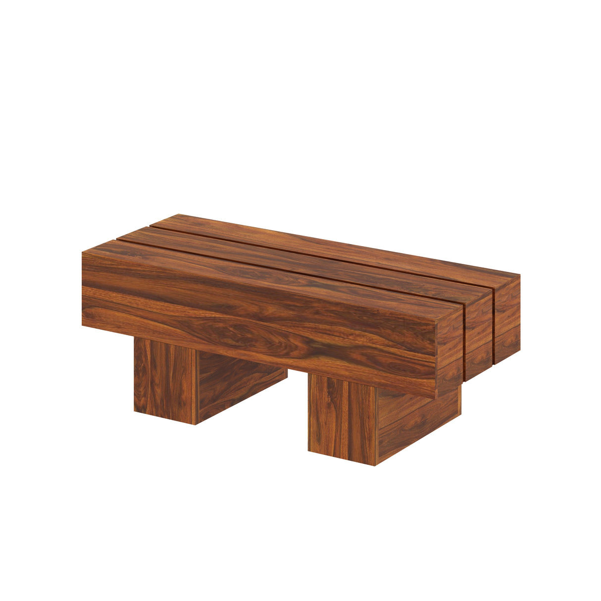 Swift Solid Sheesham Wood Coffee Table - 3 Years Warranty