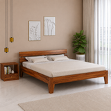 Spiky Solid Sheesham Wood Bed - 3 Years Warranty