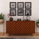 Raj Solid Sheesham Wood Sideboard Storage Unit - 3 Years Warranty