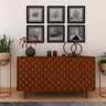 Raj Solid Sheesham Wood Sideboard Storage Unit - 3 Years Warranty