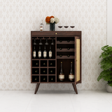 Syrus Solid Sheesham Wood Bar Unit - 3 Year Warranty