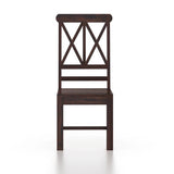 Cross Solid Sheesham Wood Office/Study/Dining Chair - 3 Years Warranty