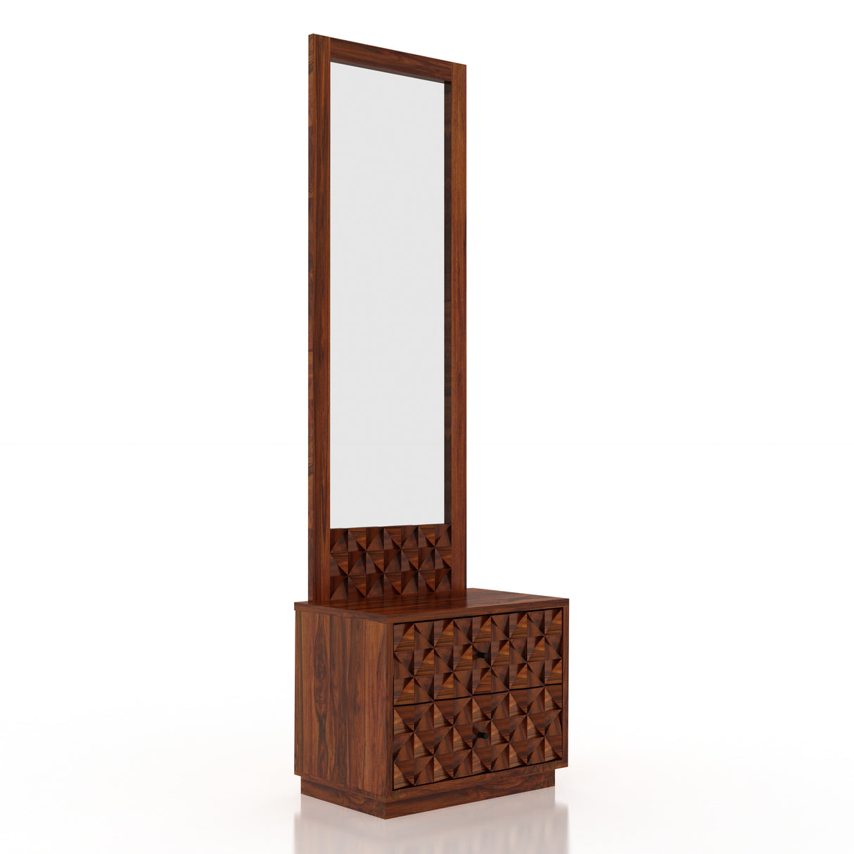 Raj Solid Sheesham Wood Dressing Table Mirror -  3 Years Warranty