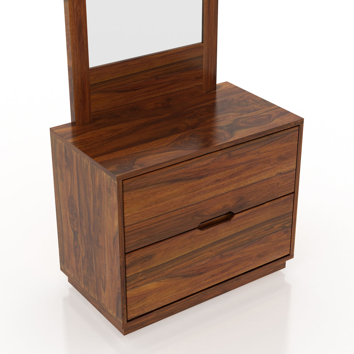 Italian Solid Sheesham Wood Dressing Table Mirror - 3 Years Warranty