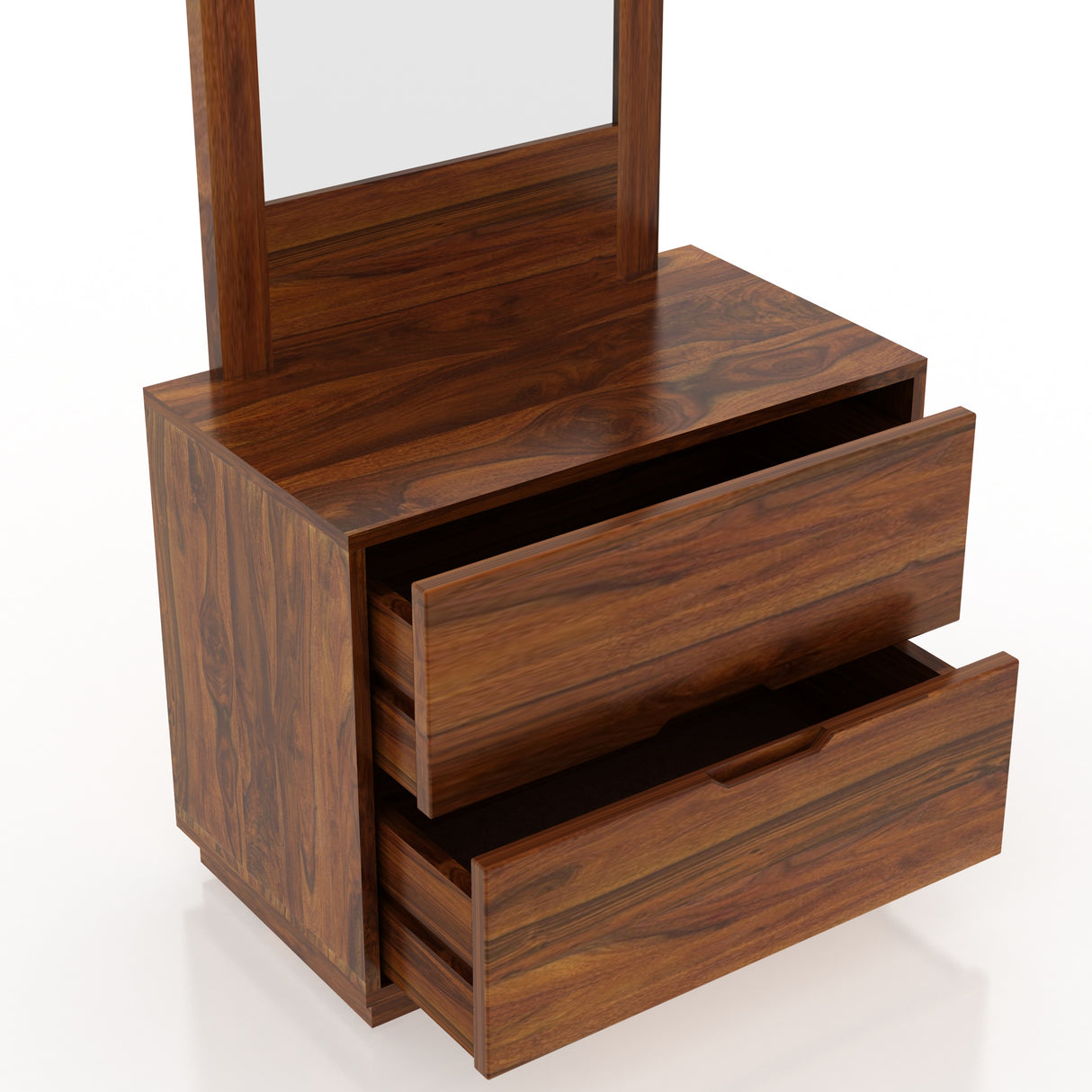 Italian Solid Sheesham Wood Dressing Table Mirror - 3 Years Warranty