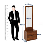 Italian Solid Sheesham Wood Dressing Table Mirror - 3 Years Warranty