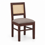 Syrus Rattan Solid Sheesham Wood Office/Study/Dining Chair - 3 Years Warranty