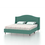 Maron Upholstered Without Storage Bed-3 Years Warranty(LUXE EDITION)