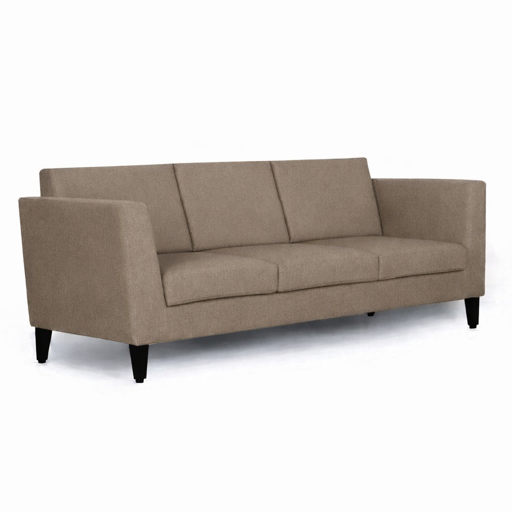 MANALI Three Seater Upholstered Sofa Velvet - 3 Years Warranty