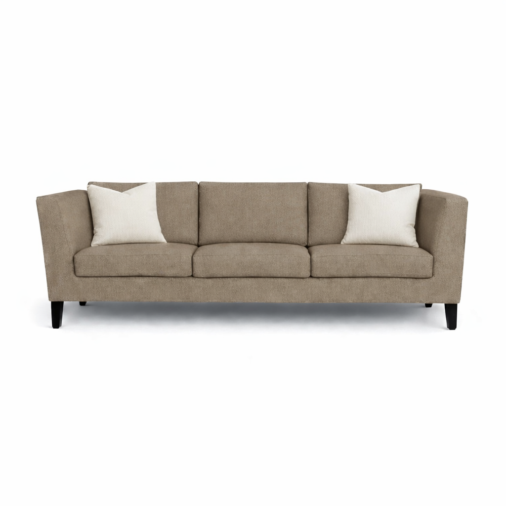 MANALI Three Seater Upholstered Sofa Velvet - 3 Years Warranty