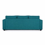 GOA Three Seater Upholstered Sofa Velvet - 3 Years Warranty