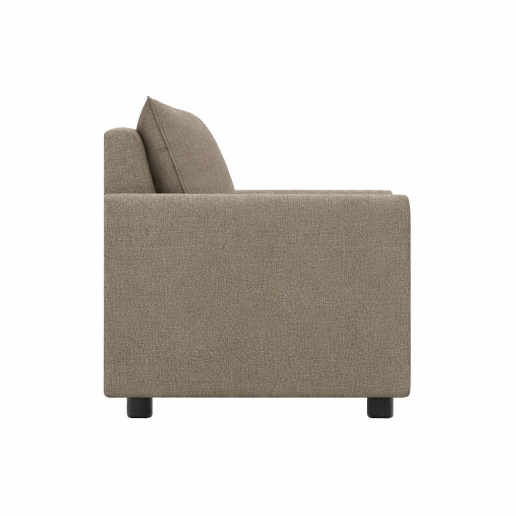 OOTY Three Seater Upholstered Sofa Velvet - 3 Years Warranty