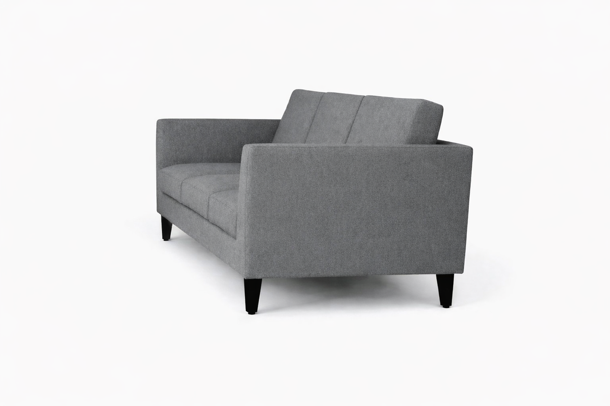 MANALI Three Seater Upholstered Sofa Velvet - 3 Years Warranty