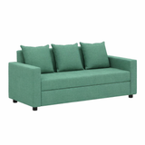 OOTY Three Seater Upholstered Sofa Velvet - 3 Years Warranty