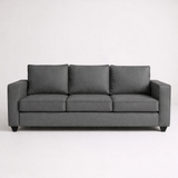 GOA Three Seater Upholstered Sofa Velvet - 3 Years Warranty