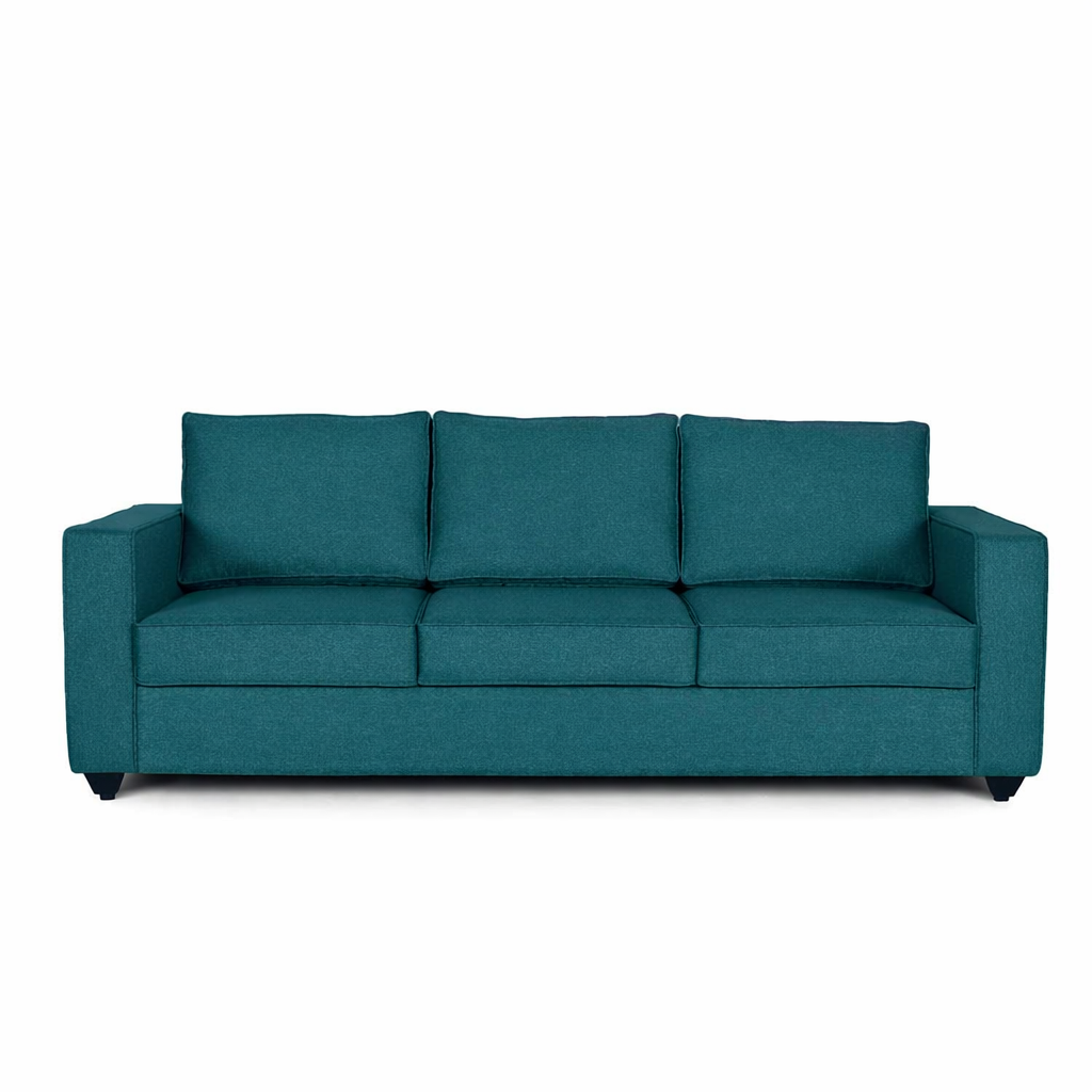 GOA Three Seater Upholstered Sofa Velvet - 3 Years Warranty