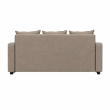 OOTY Three Seater Upholstered Sofa Velvet - 3 Years Warranty