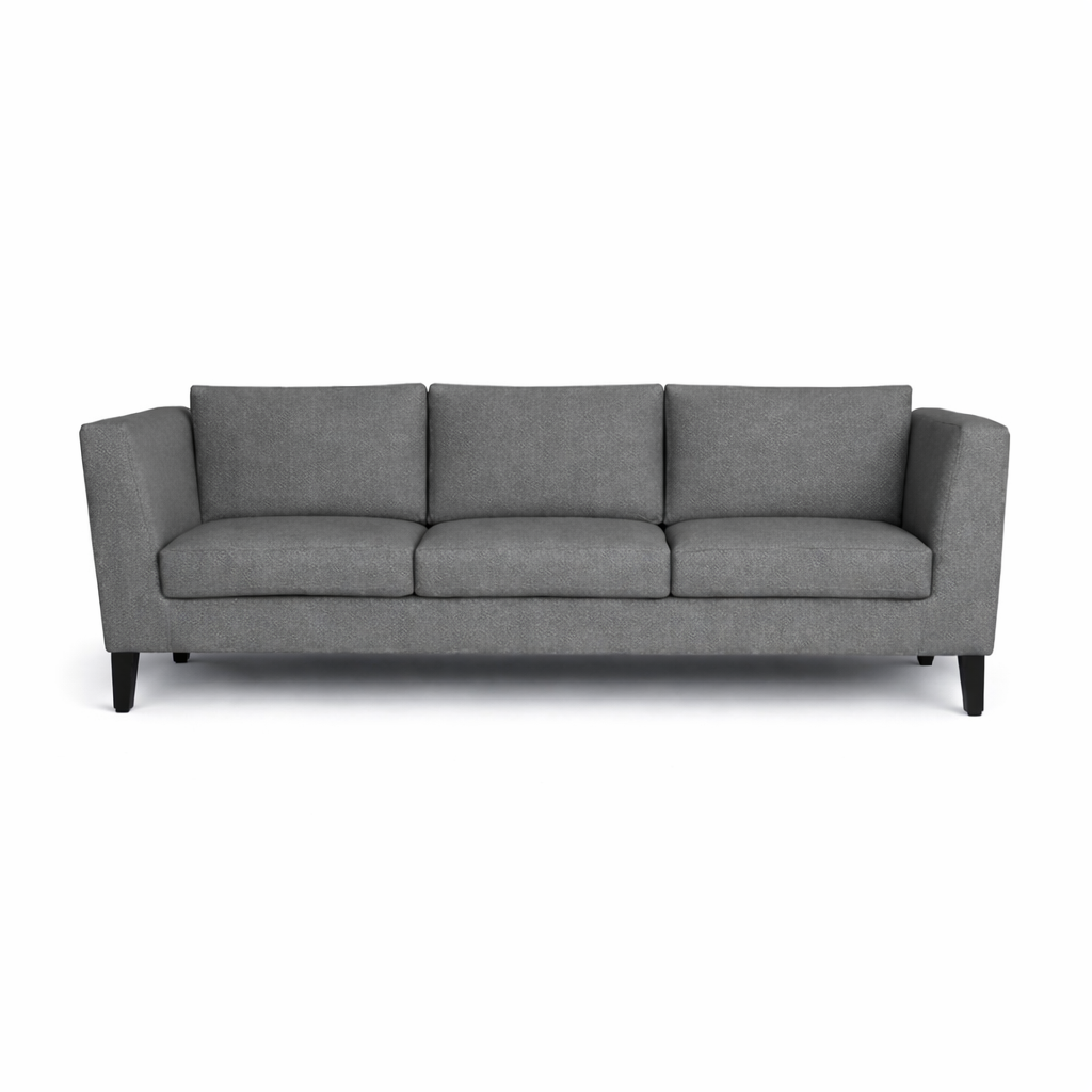 MANALI Three Seater Upholstered Sofa Velvet - 3 Years Warranty