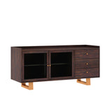 Victoria Solid Sheesham Wood Sideboard With Doors and Drawer Storage - 1 Year Warranty