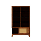 Cosmos CANE Sliding Door Display Unit in Solid Sheesham Wood - 3 Years Warranty