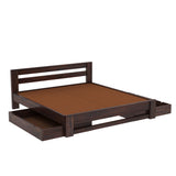 Foster Bed in Solid Sheesham Wood With Drawer Storage - 3 Years Warranty