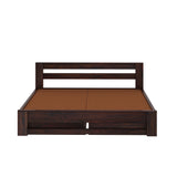 Foster Bed in Solid Sheesham Wood With Drawer Storage - 3 Years Warranty