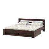 Foster Bed in Solid Sheesham Wood With Drawer Storage - 3 Years Warranty