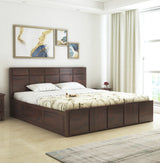 Scott Solid Sheesham Wood Bed With Box Storage - 3 Years Warranty