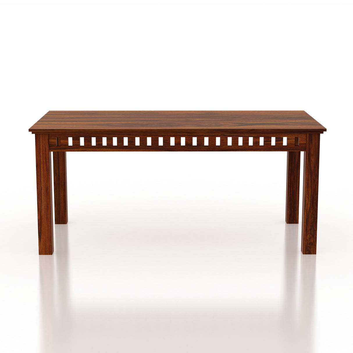 Armania Solid Sheesham Wood 6 Seater Dining Table Set - 3 Years Warranty