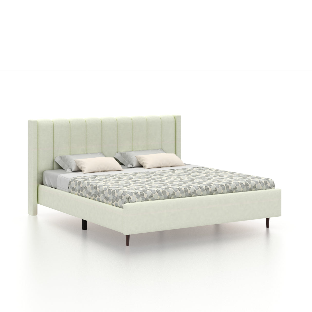 Emperor Upholstered Without Storage Bed-3 Years Warranty(LUXE EDITION)