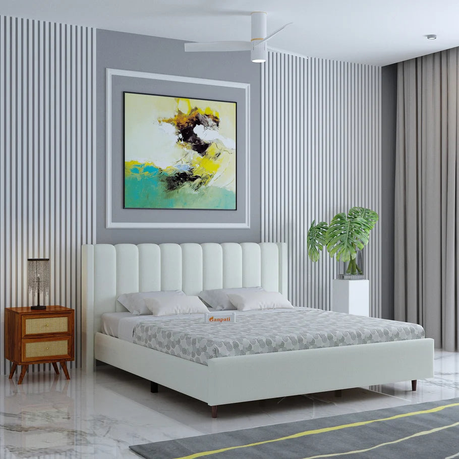 Emperor Upholstered Without Storage Bed-12 Months Warranty(LUXE EDITION) features