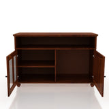 Fusion Solid Sheesham Wood Display Unit/Sideboard - 3 Years Warranty