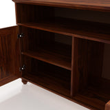 Fusion Cane Solid Sheesham Wood Display Unit/Sideboard - 3 Years Warranty