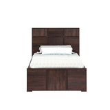 Scott Solid Sheesham Wood Single Bed  - 1 Year Warranty